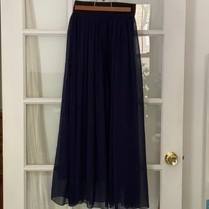 Rue 21 navy blue maxi skirt
